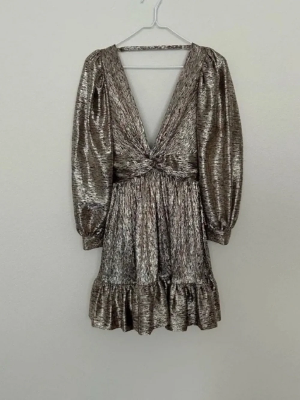 Sabina Musayev Roxana Metallic Mini Dress - Picture 5 of 12